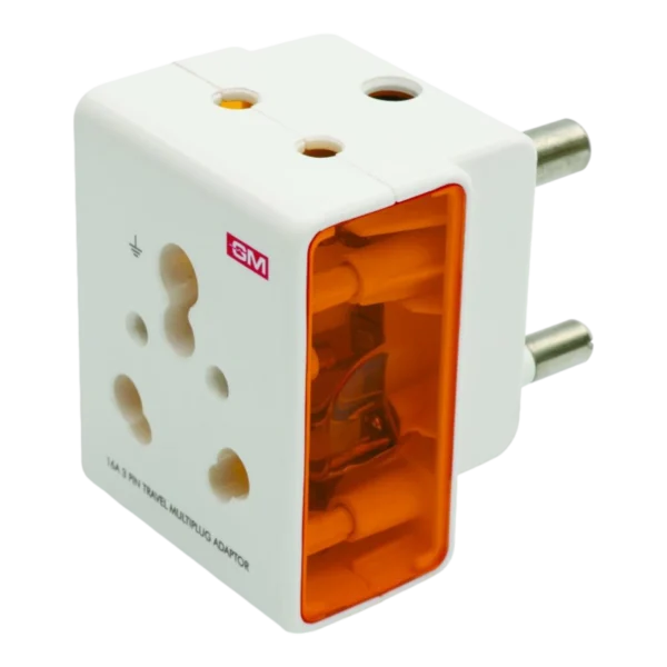 GM 3050 16Amp 3 Pin Multi Plug Adaptor