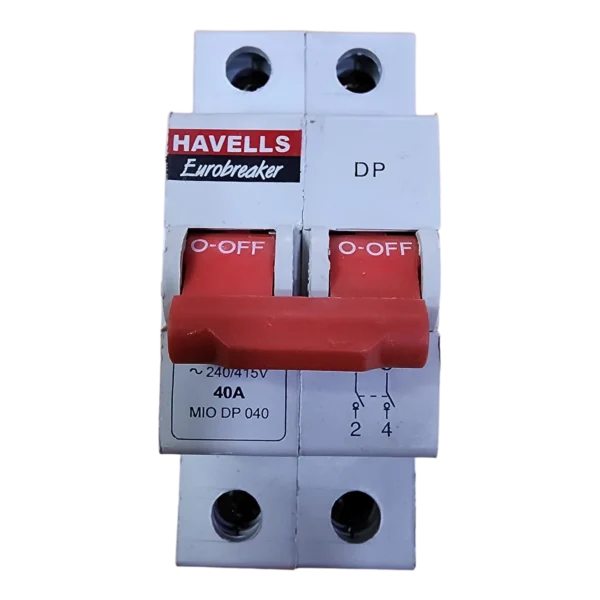 Havells Isolator Double Pole 40A