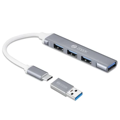 Zoook 2 in 1 USB Hub with Type C and USB 3.0 Ports C-Hub iU43